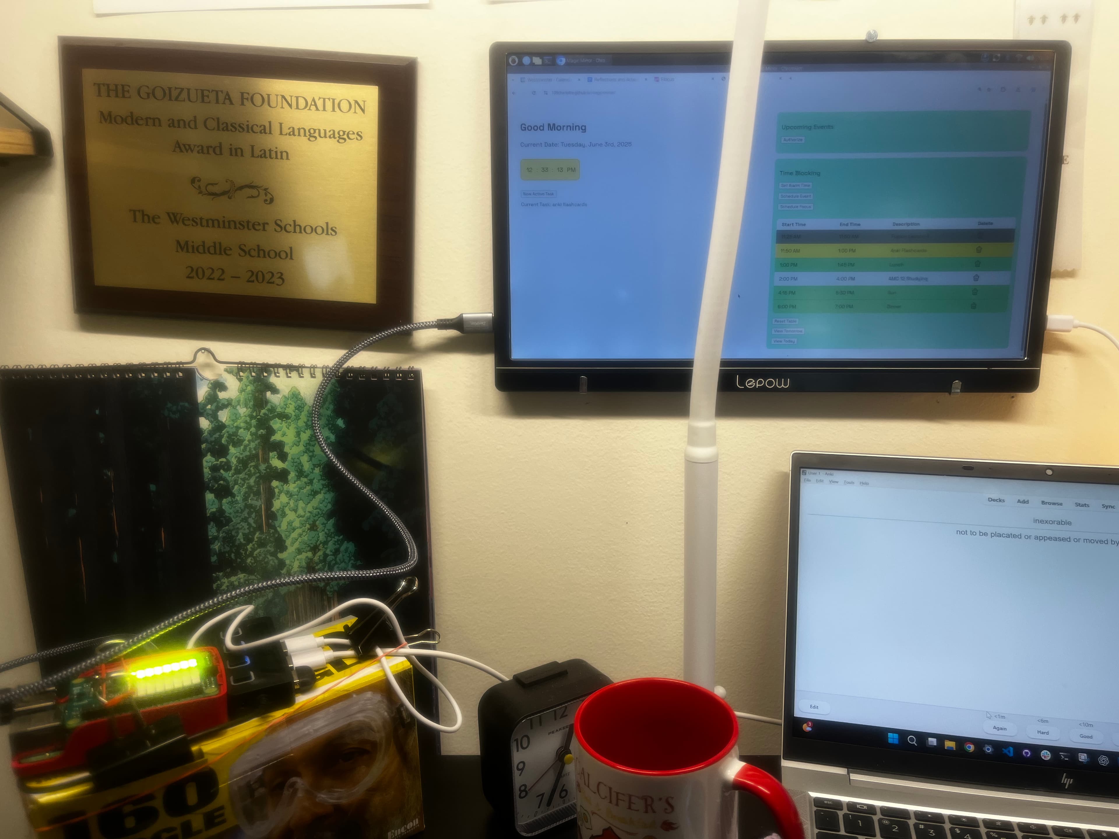 Raspberry Pi Productivity Monitor